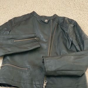 Gap girl’s faux leather jacket